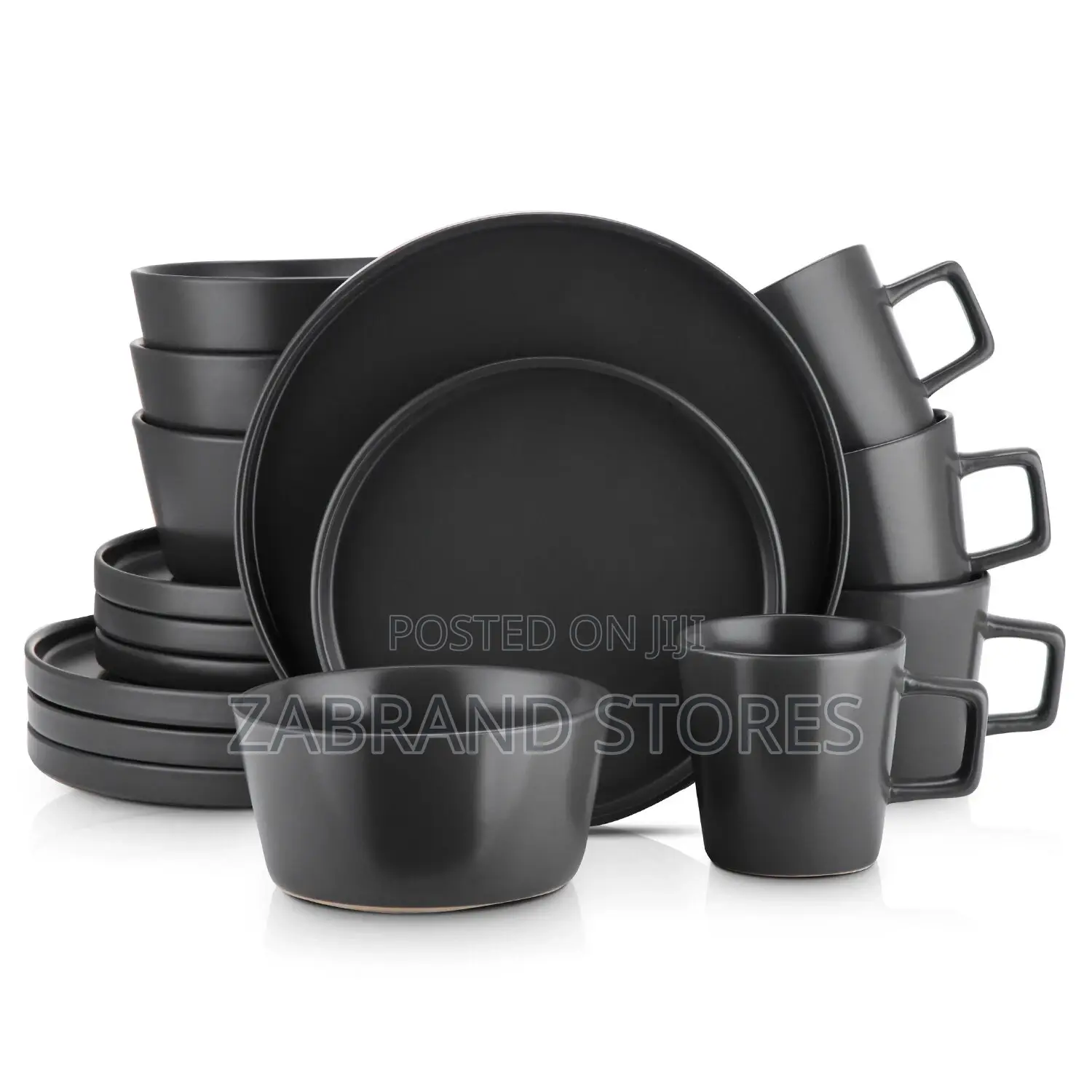 Executive Black Dinner Set