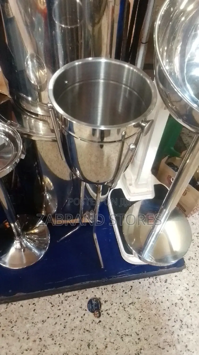 Stainless Steel Stand Ice Bucket