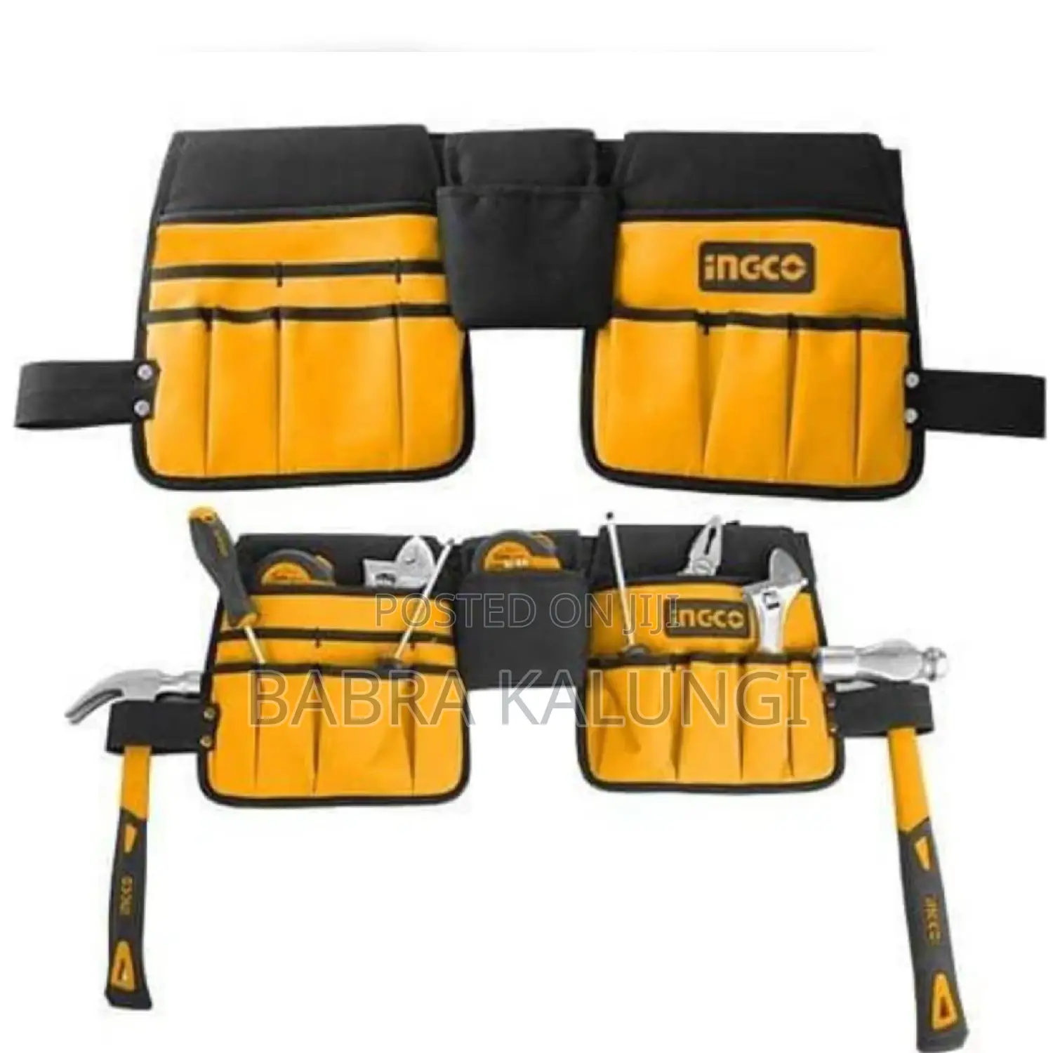 Ingco Tool Bag 10kg Max Load_ Orange, Black