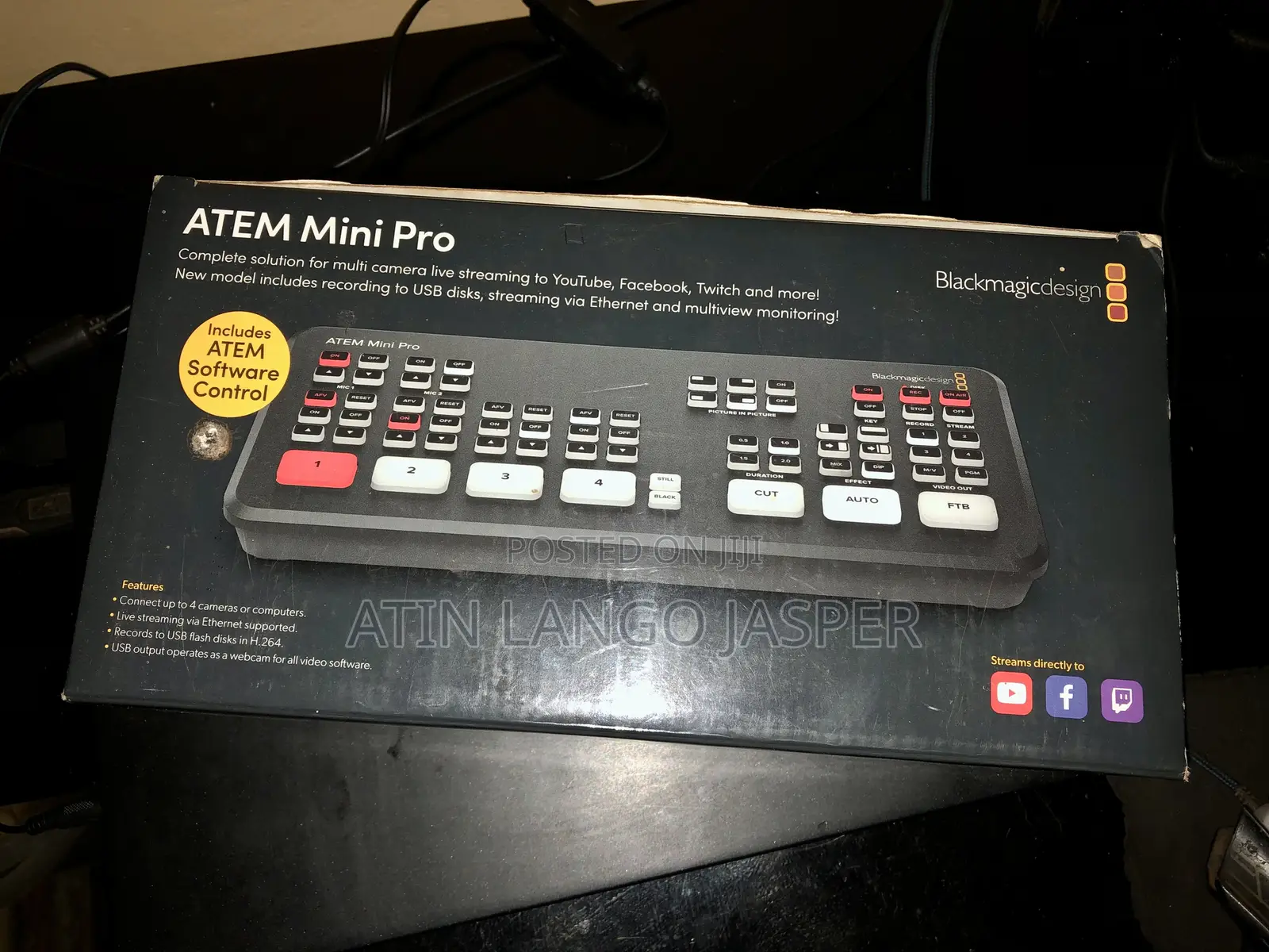 ATEM Mini Pro(4 Camera Inputs)