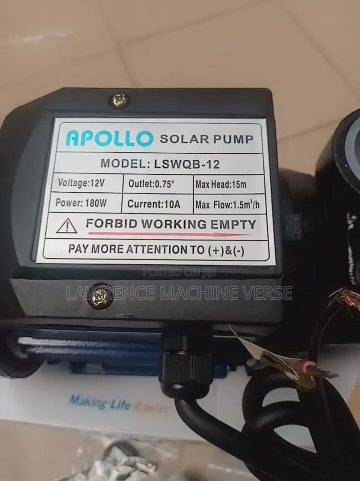 Surface Solar Water Pump 12v