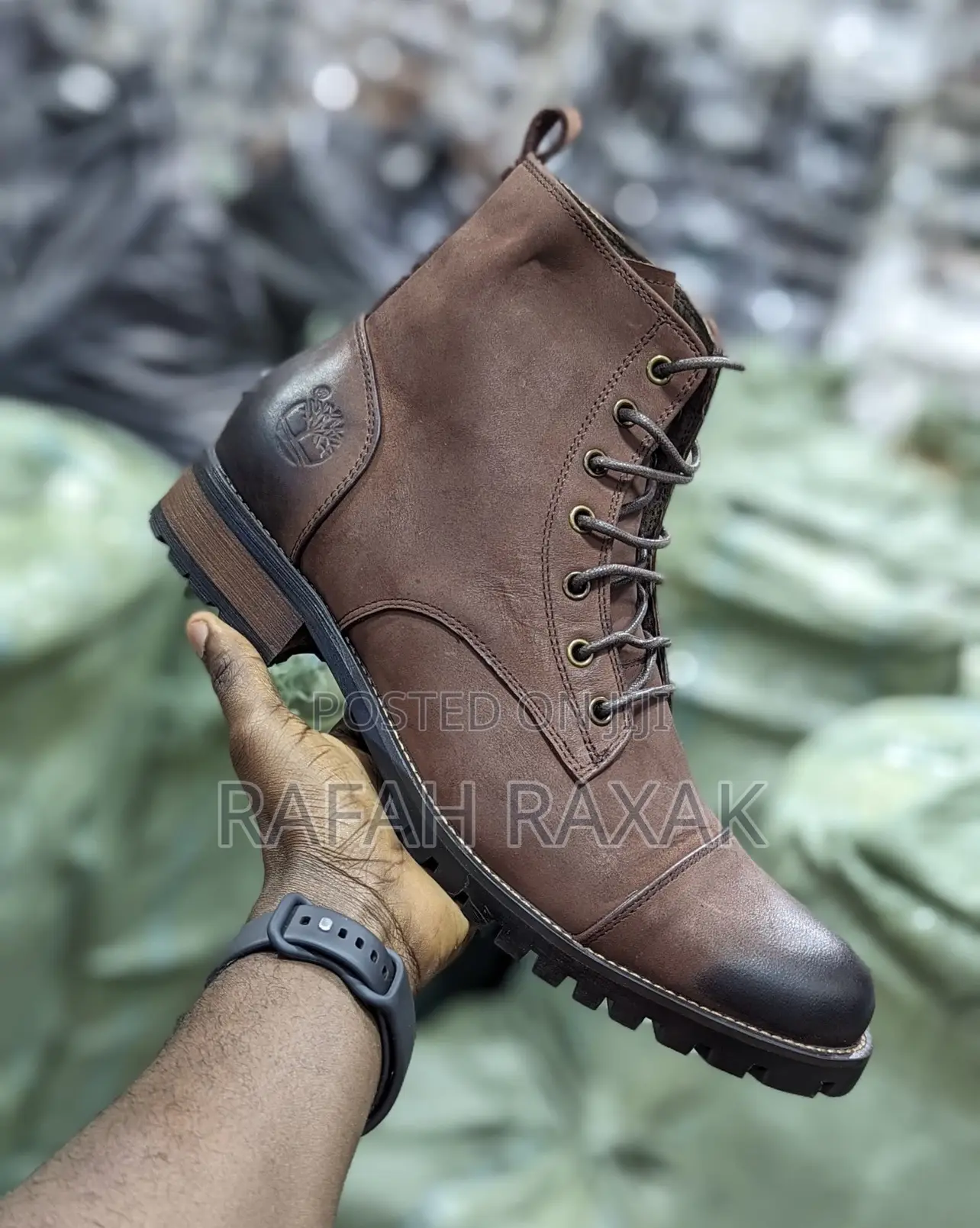 Original Men’S Premium Leather Timberland High Top Boots