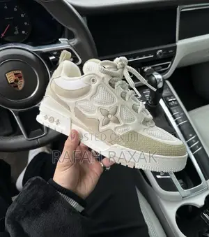 Original Louis Vuitton LV Scate Trainer Beige Sneakers