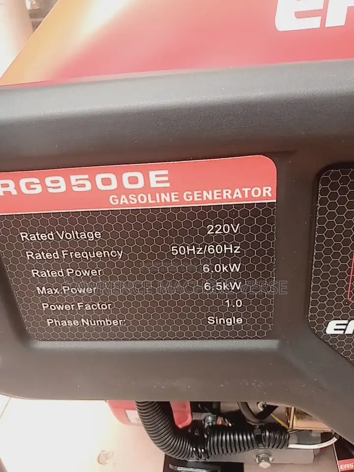 Gasoline Generator 6.5kva