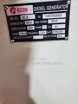 Diesel Generator Super Silent 30kva