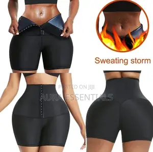 Women's Yoga Shorts Fitness High Waist Tummy Trimmer