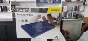 Flocked Air Bed/Inflatable Bed With Pump 4by6