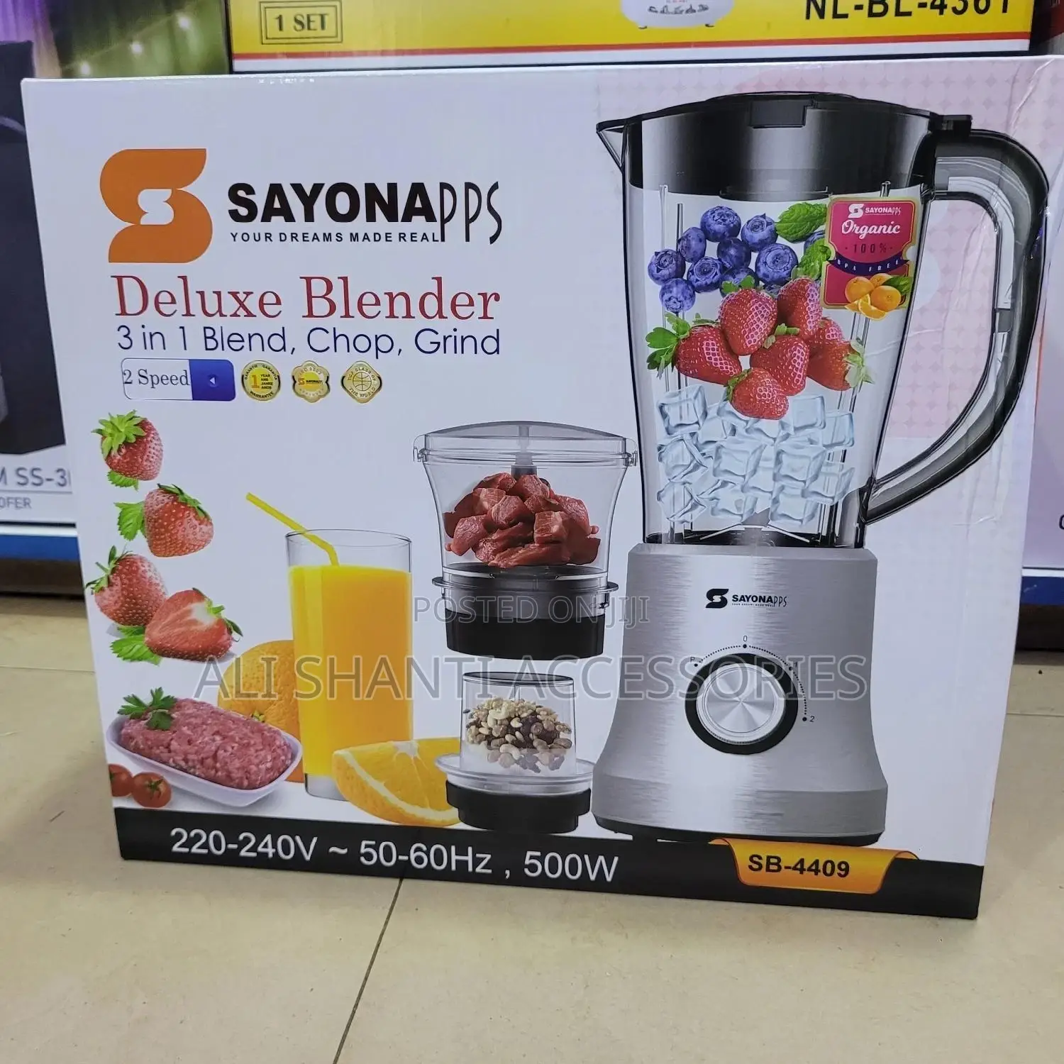Deluxe Blender, Sayona Blender, 3 in 1 Sayona Blender