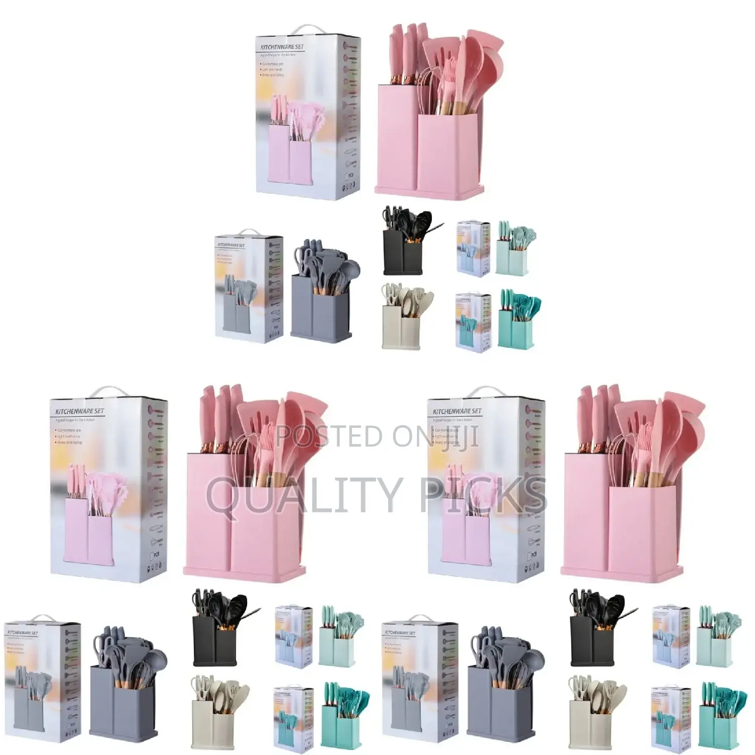 Kitchen Silicone Utensils Set