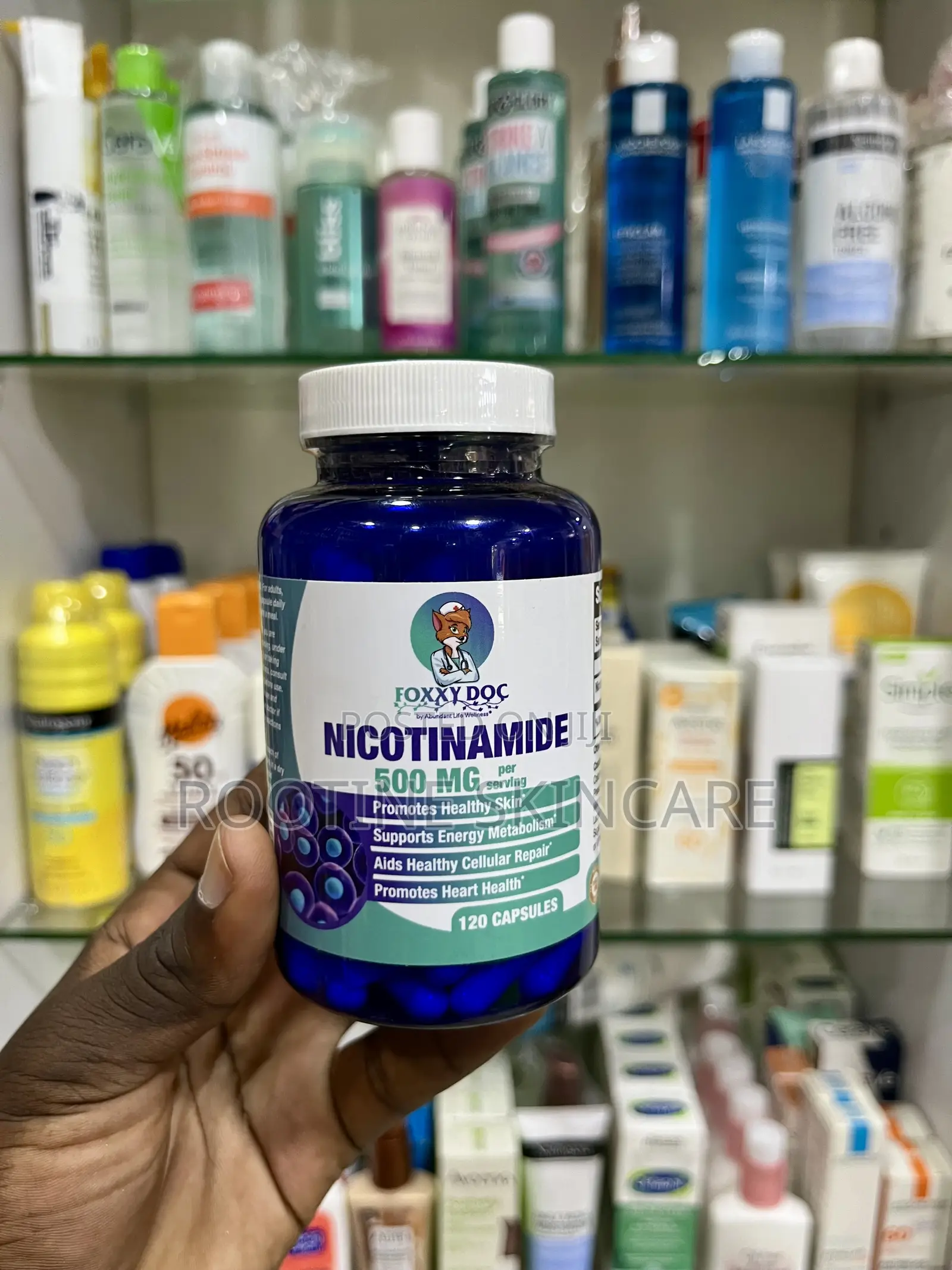 Foxxydoc Nicotinamide 500mg Supplements