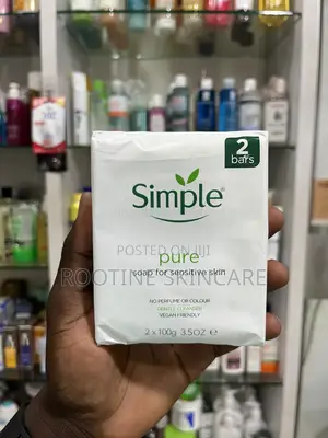 Simple Pure Soap for Sensitive Skin ( Pack of 2pcs )