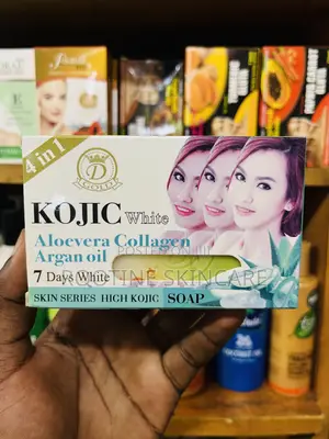 Kojic 7 Days White Aloevera Collagen Argan Oil Soap