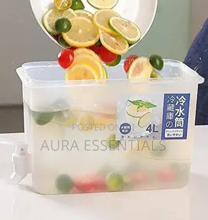 2L Fridge Beverage Dispenser With Faucet