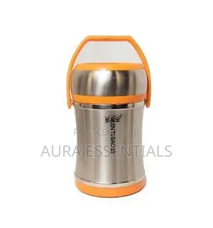 Other 3L Steel Food Flask Lunch Box Storage Container-Silver