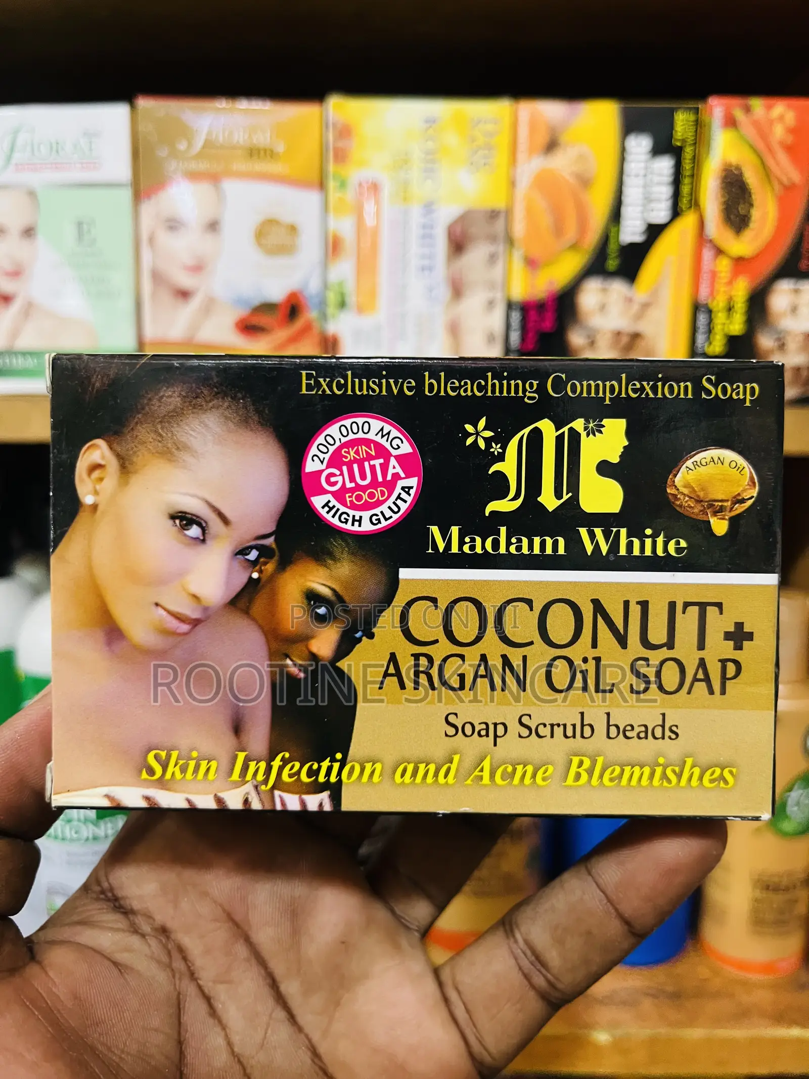 Madam White Coconut Argan Oil Soap