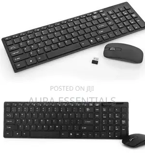 Slim Wireless Keyboard and Mini Optical Mouse Set