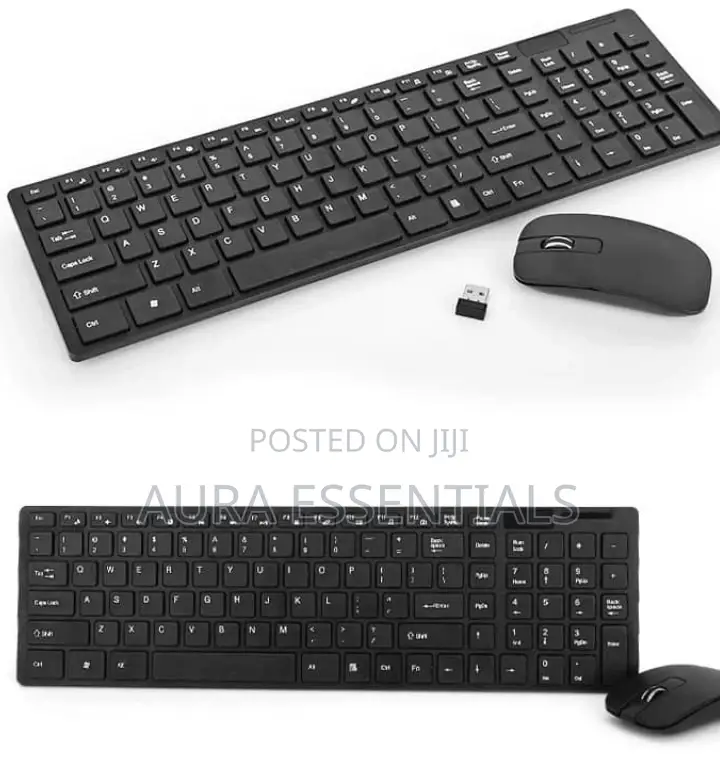 Slim Wireless Keyboard and Mini Optical Mouse Set