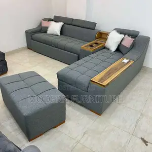 Simple L Sofa of 6 Seaters Call Us On