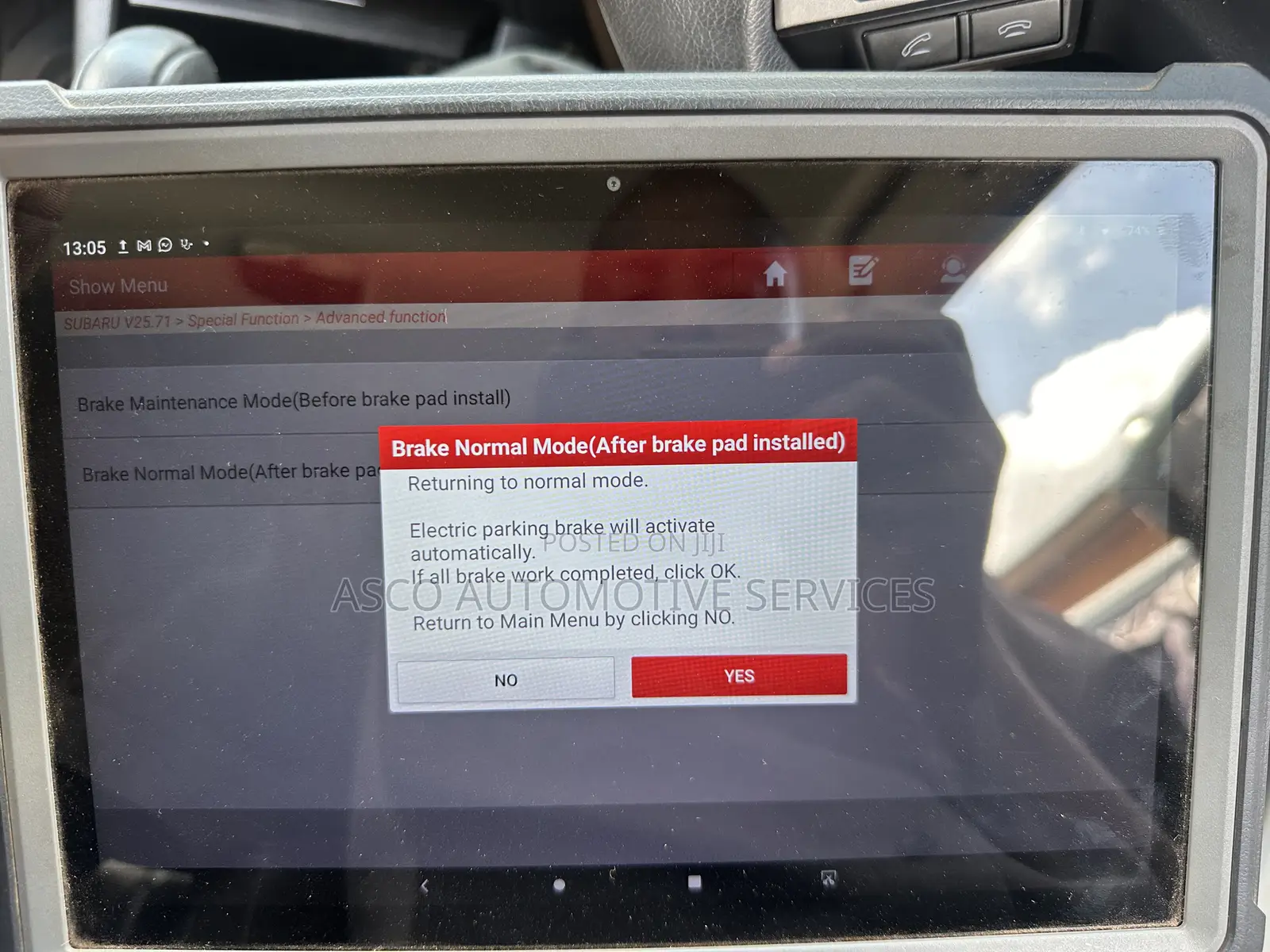 Advanced Computerized Brake Pad Replacement Subaru B4 2015