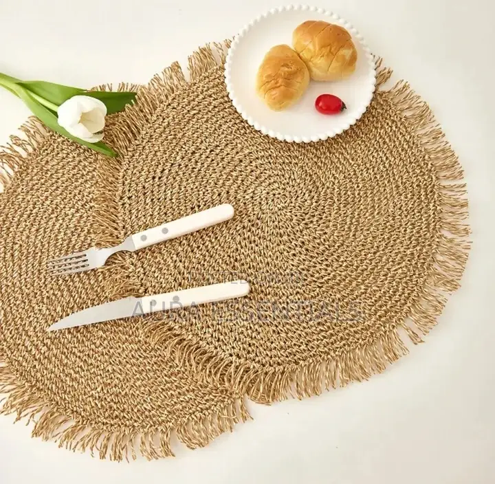 6cs Nordic Style Paper Woven Placemats