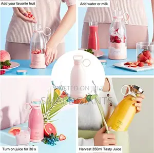 Portable Electric USB Charging Fruit Mixer Smoothie Blender
