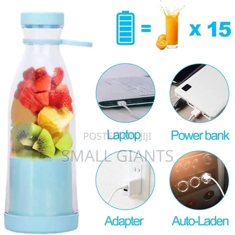 Portable Electric USB Charging Fruit Mixer Smoothie Blender