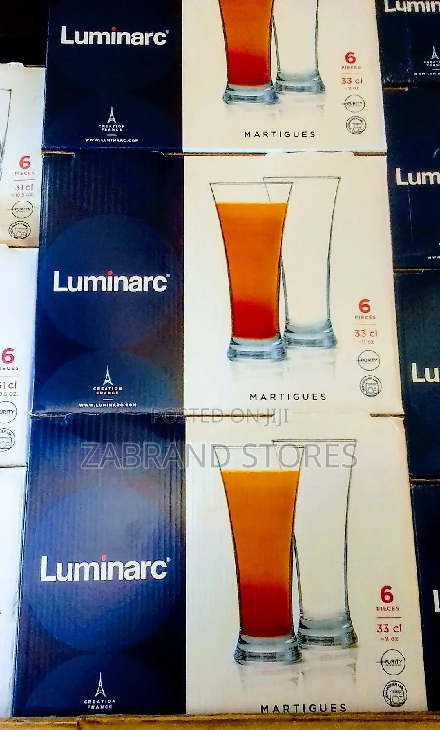 Martiques Luminarc Glass 6pcs