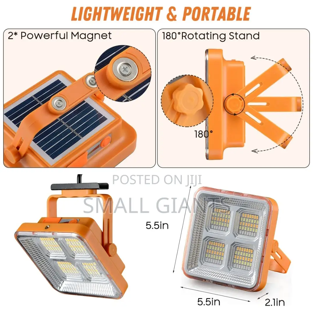 60W Portable Solar Flood Light