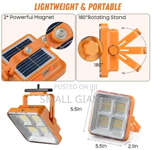 60W Portable Solar Flood Light