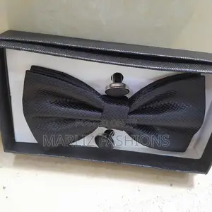 Men's Black Bowtie