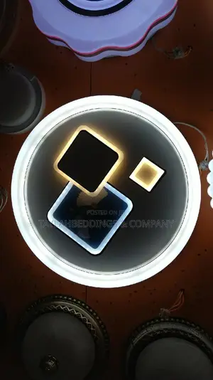 Modern Led Ceiling Light Round Shape Flush Mount Chandelier