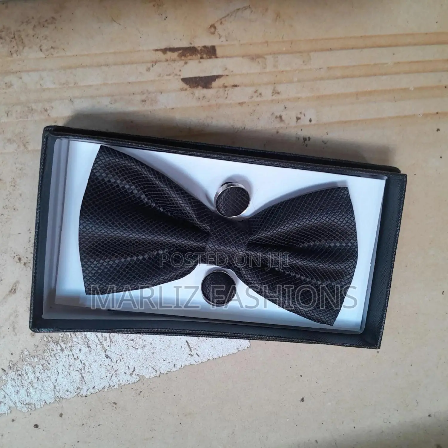 Men's Black Bowtie