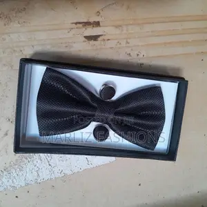 Men's Black Bowtie