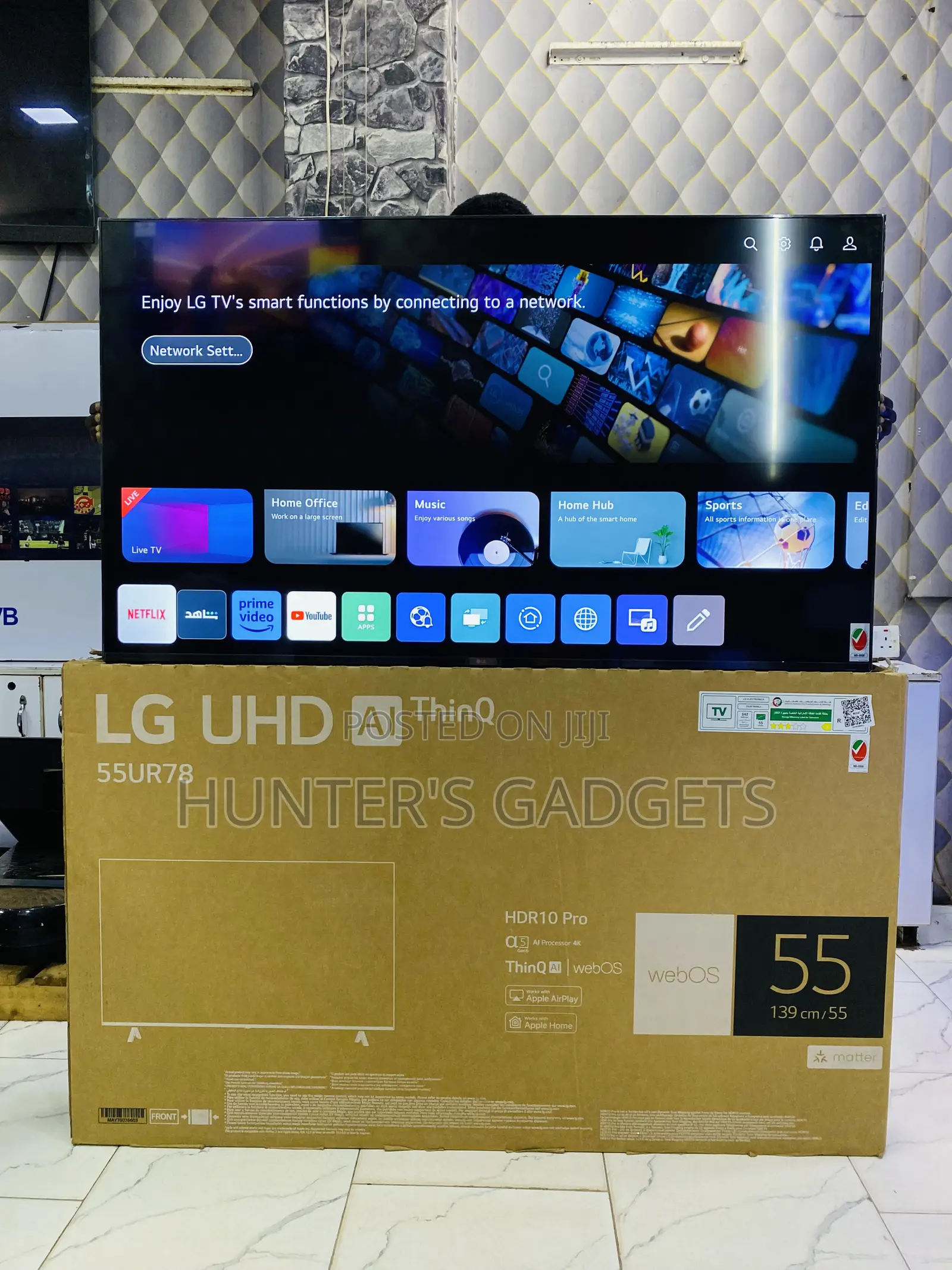 Lg 55 Inch Smart Uhd 55ur78 With Ai Processor Hdr10