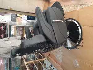 Big Black Saloon Chair