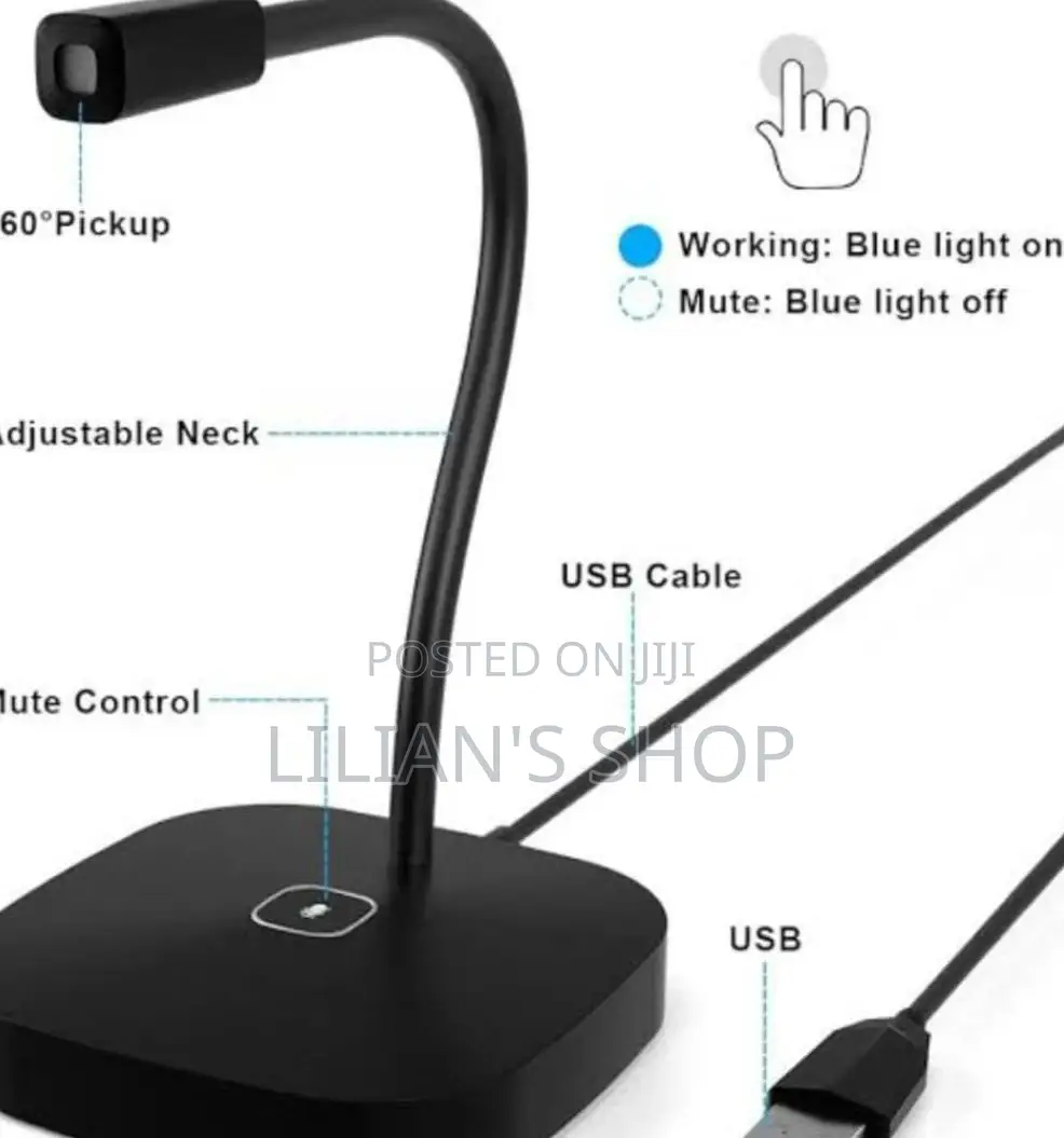 Promate Omnidirectional Usb Desktop Microphone
