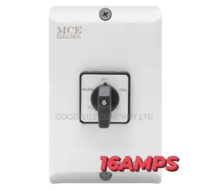 16amps Plastic Change Over Switch Made in India