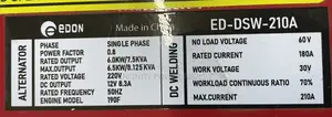 Single Phase Welding Generator Diesel