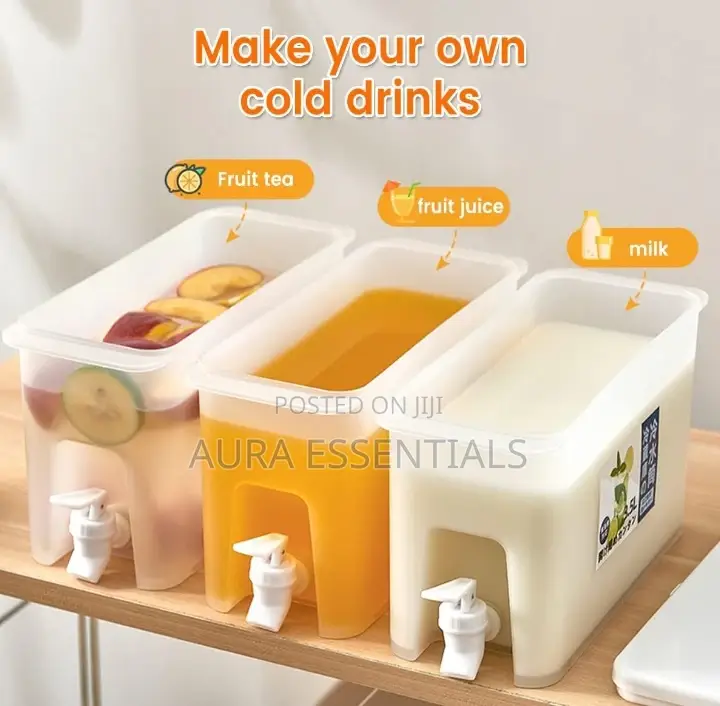 3.5L Gallon Fridge Beverage Drink Dispenser