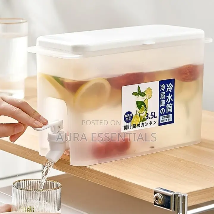 3.5L Gallon Fridge Beverage Drink Dispenser
