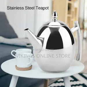Stainless Steel Teapot, 1 Litre Teapot, Coffee Pot,