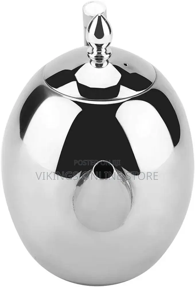 Stainless Steel Teapot, 1 Litre Teapot, Coffee Pot,