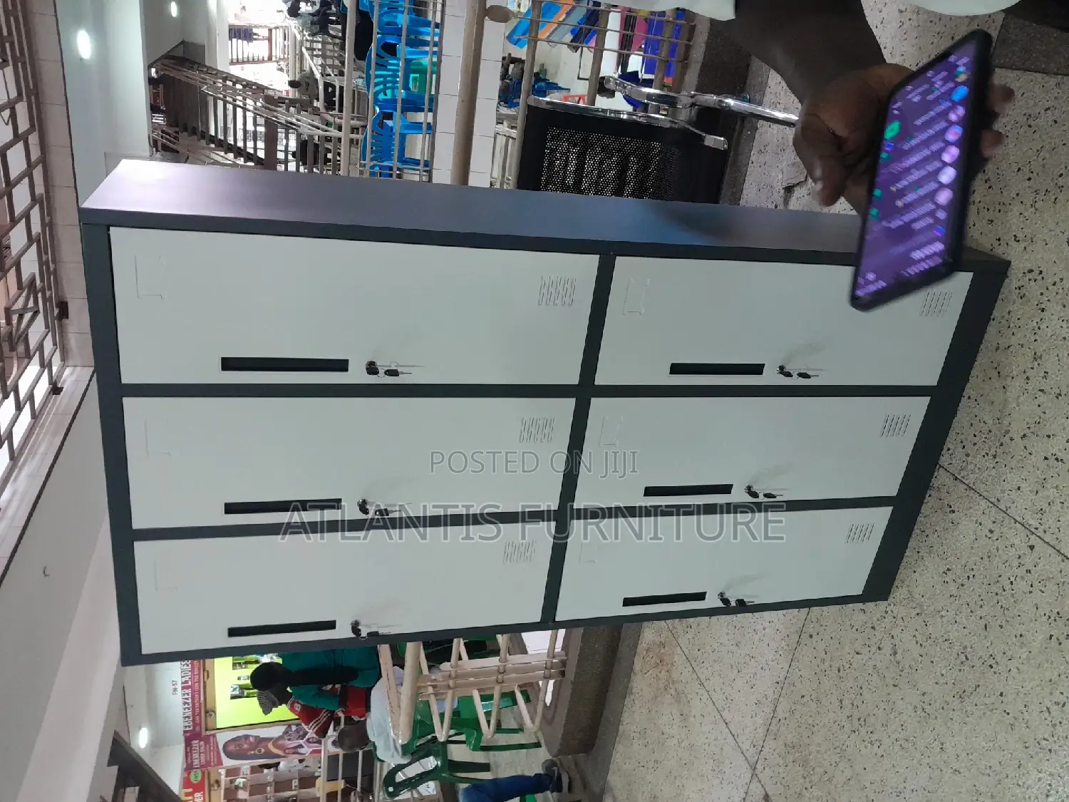 Six Door File Cabinet 2 Colour