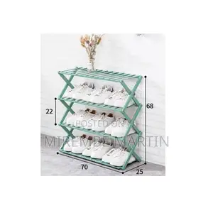 Foldable Bamboo Shoe Rack.