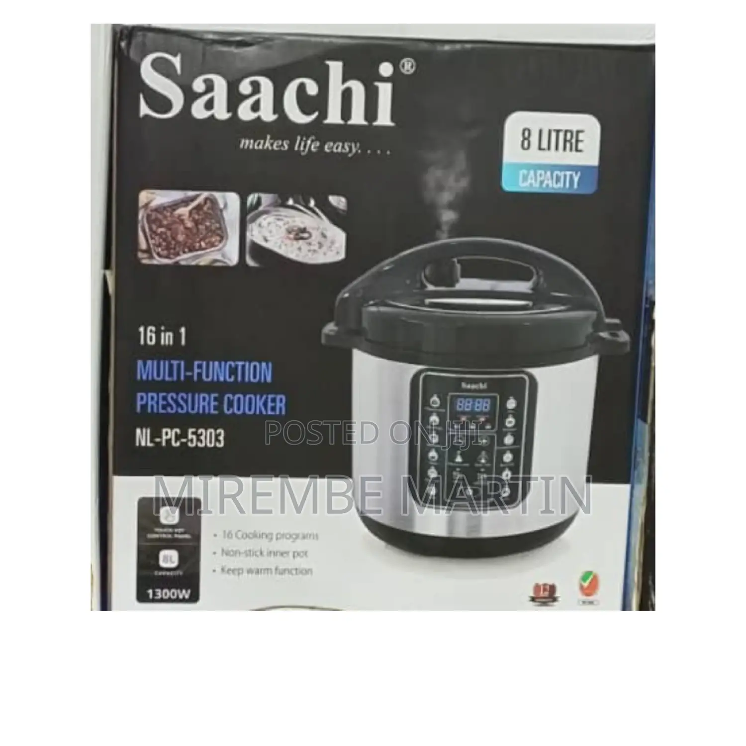 Saachi 16in1 Multifunctional Pressure Cooker.