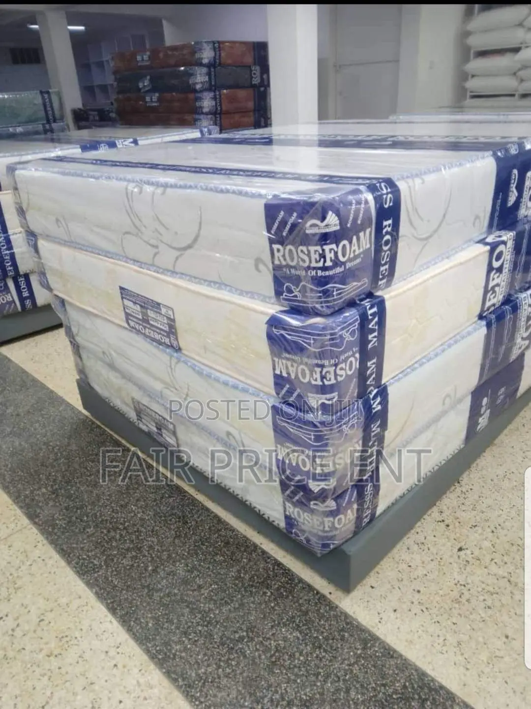 Premium High Density Mattress.6*5*8inches.( White)