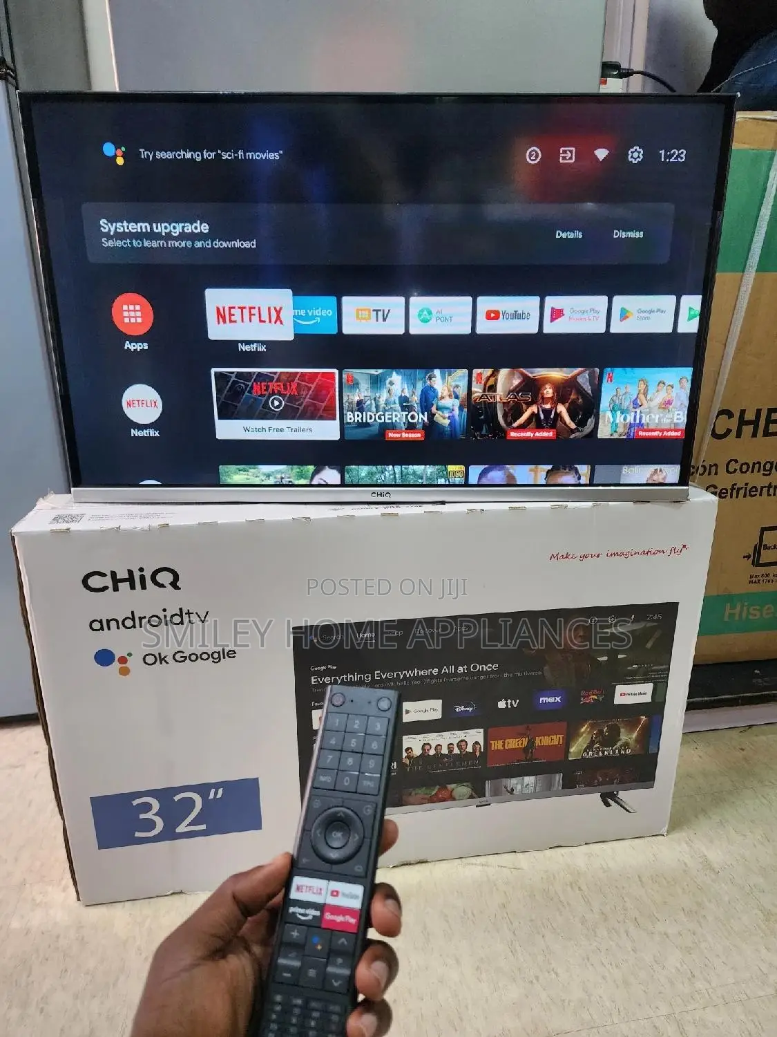 Newly Imported Chiq 32inches Android Tv