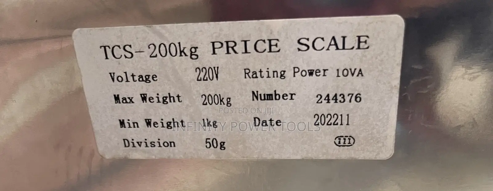 Weighing Scale 200kg