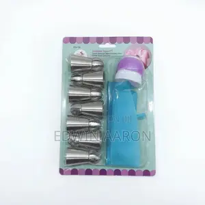 7pcs Nozzles Set With Piping Bag