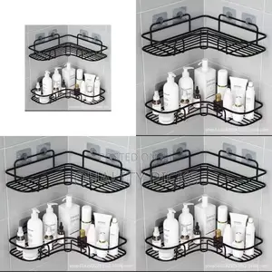 Double Bathroom Shelf Rack